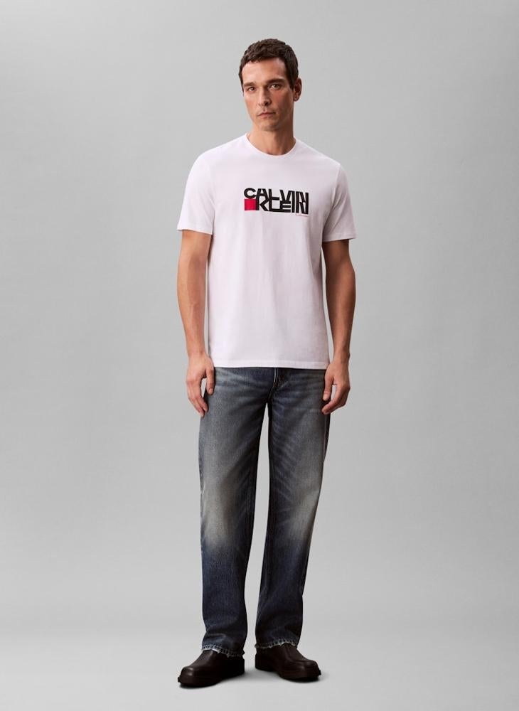 Calvin Klein Jeans 30S Graphic Crew Neck T-Shirt - Image 5