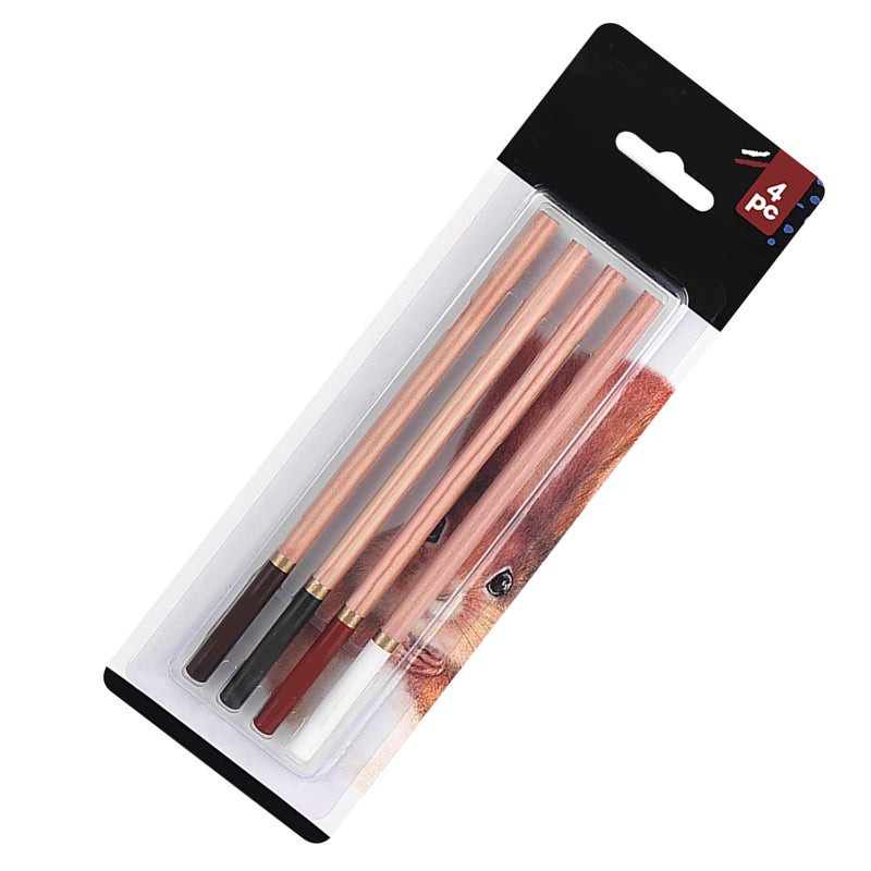 Xin Bowen Skin Tone Pencils 4 Vibrant Shades 4mm Thick Easy Blending - Multi-Purpose Drawing Pencils for Portrait Sketching Shading Layering for Beginners Students Artists - Image 4