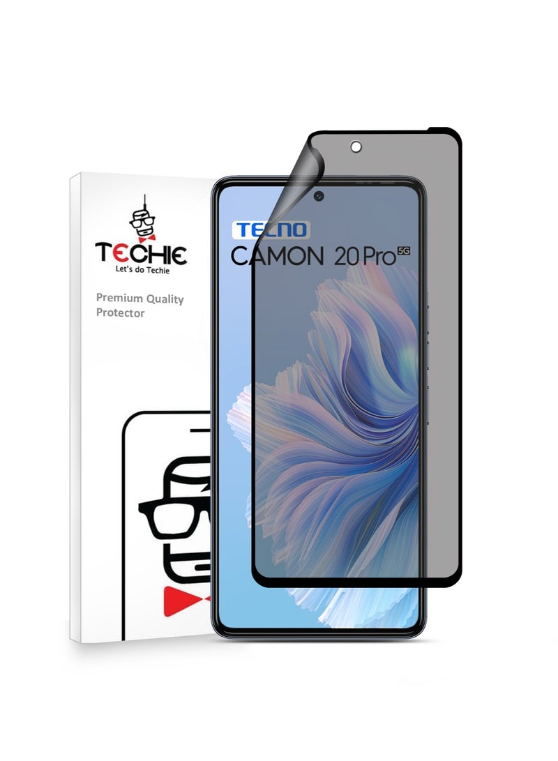 Techie 9D Matte Ceramic Screen Protector Film for Tecno Camon 20 / Tecno Camon 20 Pro 5G – Smooth Feel Anti Fingerprint Bubble Free - Image 1