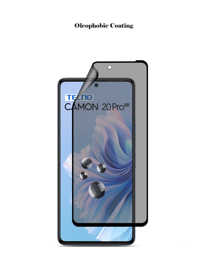 Techie 9D Matte Ceramic Screen Protector Film for Tecno Camon 20 / Tecno Camon 20 Pro 5G – Smooth Feel Anti Fingerprint Bubble Free - Image 4