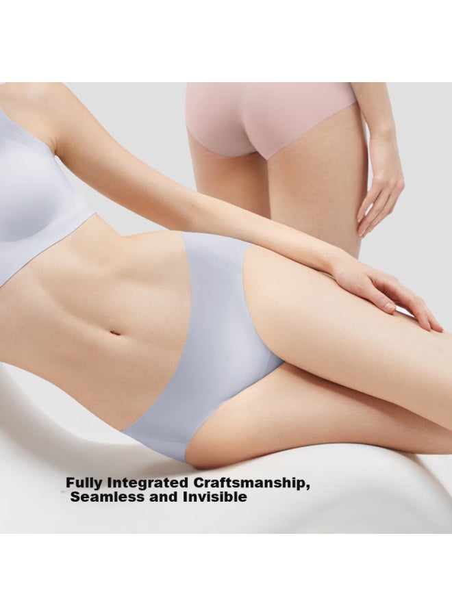 Bananain Women's Underwear Series 7a Antibacterial Seamless Breathable Mid-rise Sports Yoga Anti-pinch Hip Triangle Summer 3 Pieces - Image 2