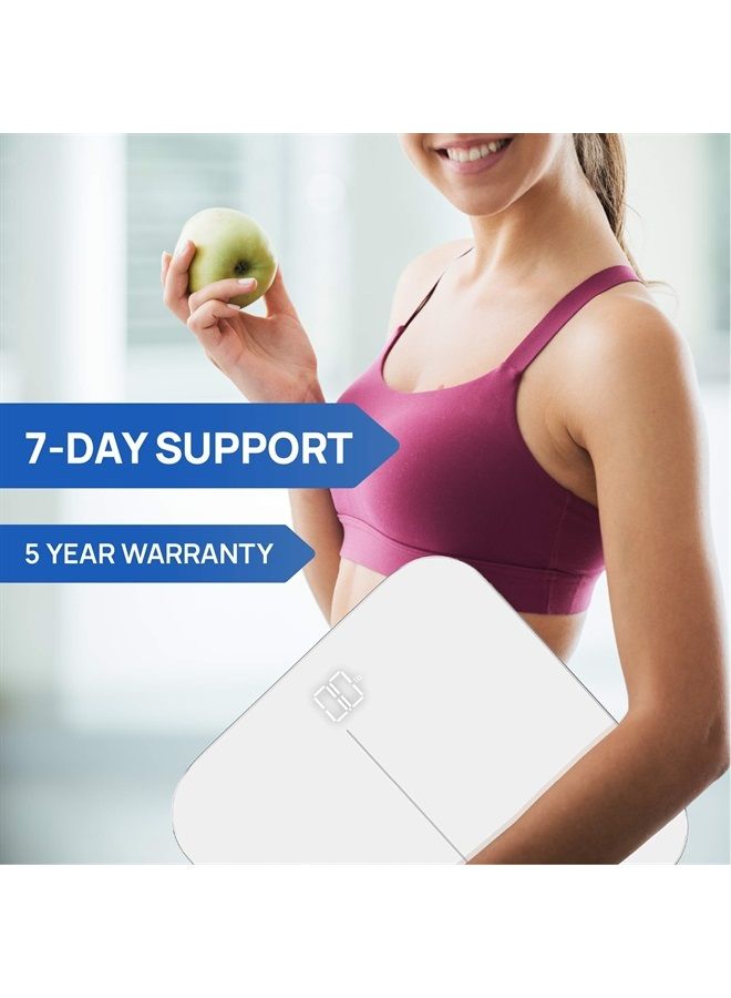 INEVIFIT Premium Bathroom Scale, Highly Accurate Digital Bathroom Body Scale, Precisely Measures Weight up to 400 lbs