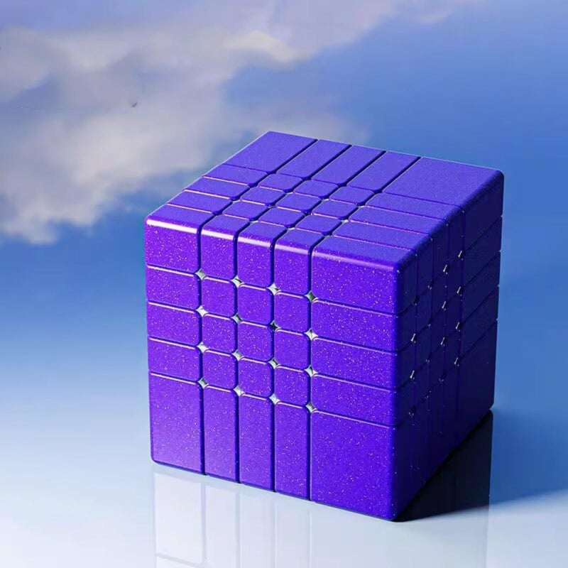 Cuberspeed diansheng 5x5 Mirror Speed Cube M Purple Magnetic Puzzle Toy Puzzle - Image 3