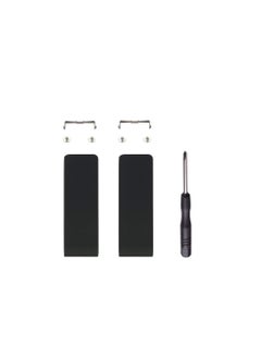 Kickstand for Nintendo Switch Console, 2 Set of Black Soft Touch Replacement Back Bracket Holder Kick Stand for Nintendo Switch - Console NOT Included