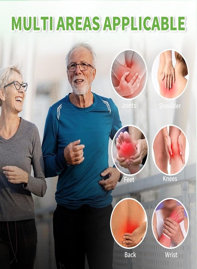 KMJSA لصقات KMJSA العشبية لتخفيف آلام الركبة، 20 قطعة، لاصقات التهاب المفاصل | تسكين فوري للألم | منتجات لتخفيف آلام المفاصل والركبة، لصقات مستخلص الشيح الطبيعي للركبة - Image 5