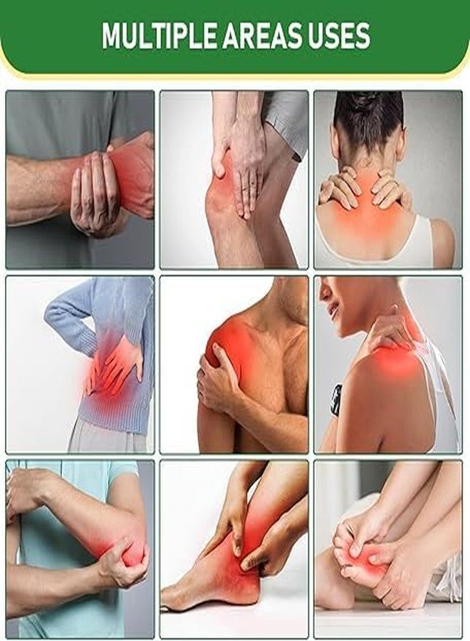 KMJSA لصقات KMJSA العشبية لتخفيف آلام الركبة، 20 قطعة، لاصقات التهاب المفاصل | تسكين فوري للألم | منتجات لتخفيف آلام المفاصل والركبة، لصقات مستخلص الشيح الطبيعي للركبة - Image 4