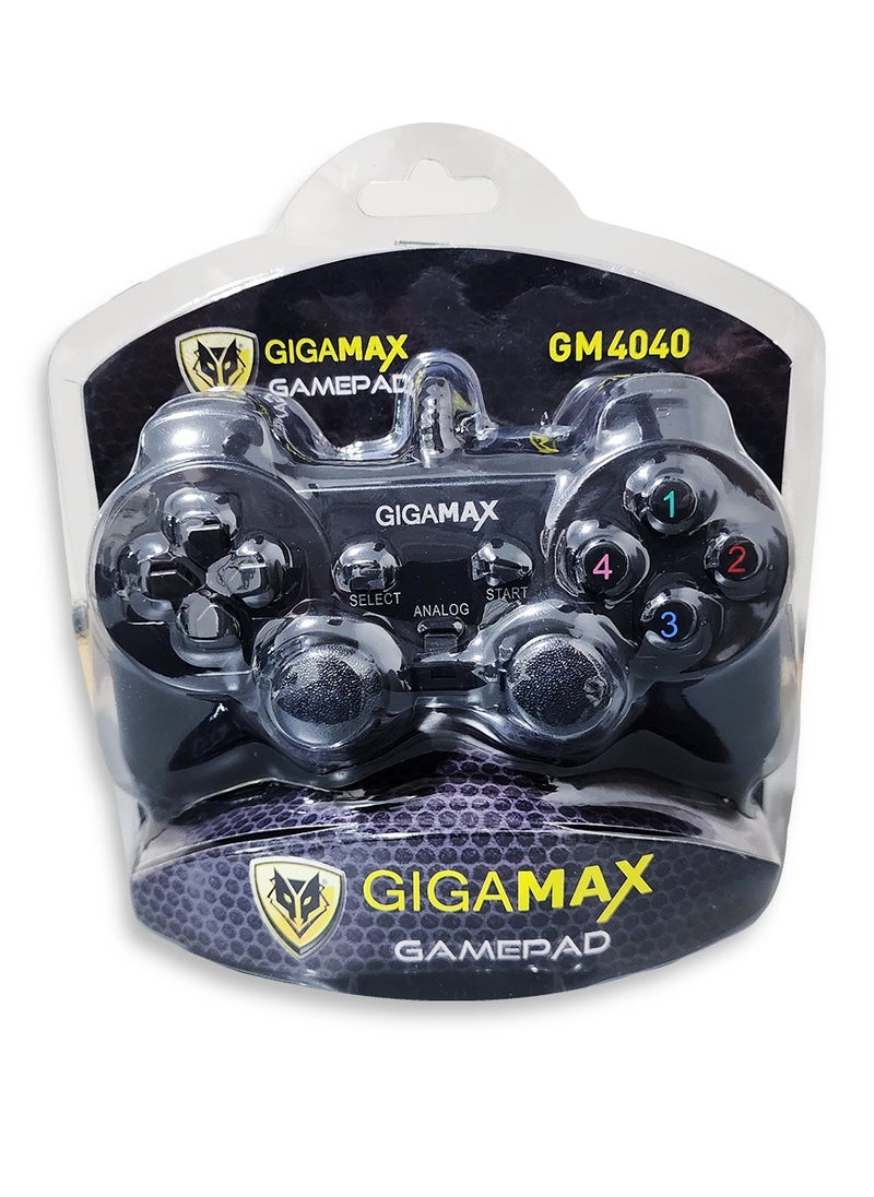 Gigamax - Wired Gamepad GM4040 With 8 Directional Buttons + 12 fire buttons , 2 Analog Sticks - Image 1