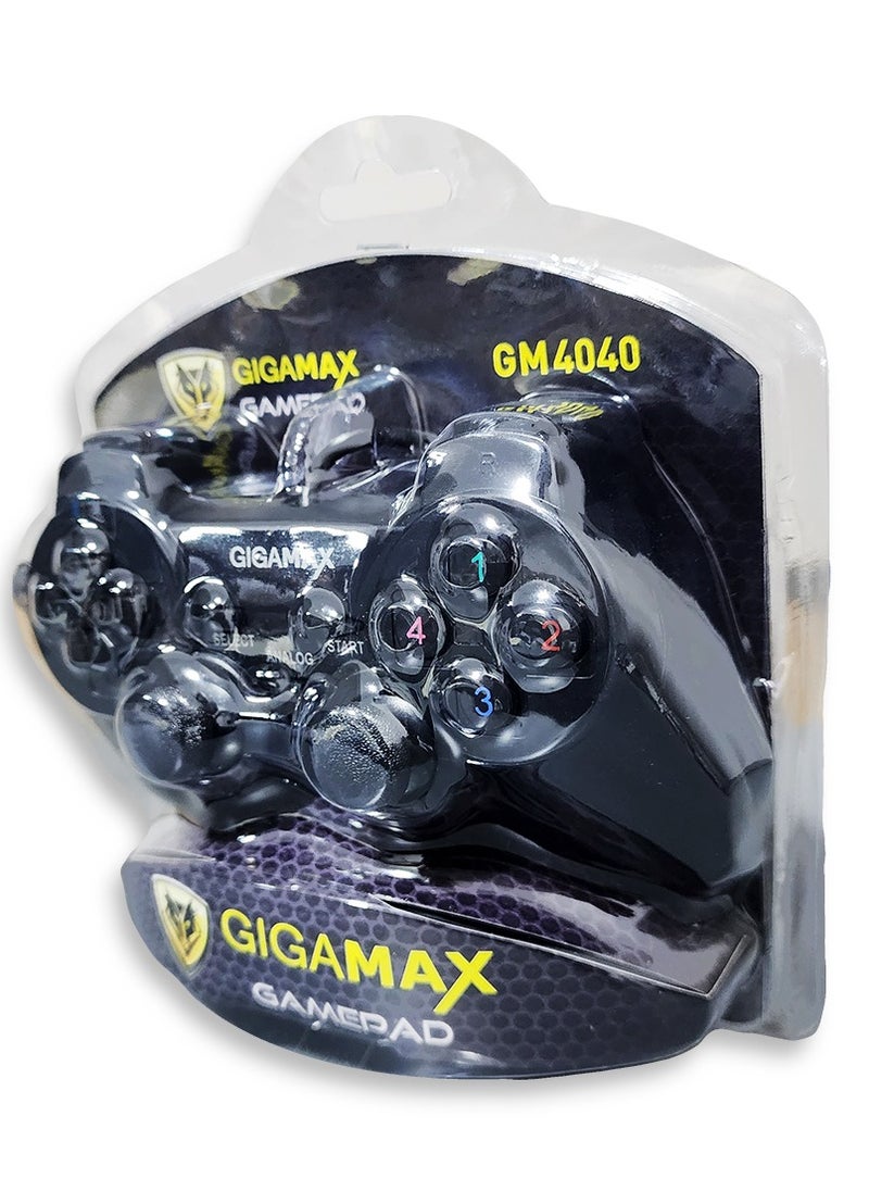 Gigamax - Wired Gamepad GM4040 With 8 Directional Buttons + 12 fire buttons , 2 Analog Sticks - Image 1