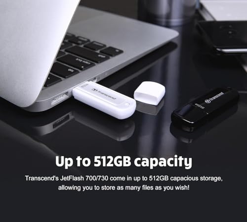 Transcend JetFlash 700 64GB USB 3.1 Gen 1 (USB 3.0/2.0) Flash Thumb Drive, Up to 100MB/s , Type-A External Data Storage Memory Stick Compatible with Computer/Laptop/Desktop/PC - TS64GJF700 - Image 5