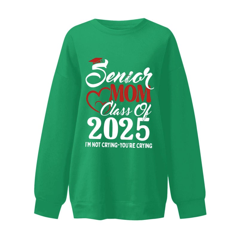 2024 New Korean-style and Letter Printing Round Neck Sweat Explosive Loose Casual Elegant Trendy Ins Women - Image 1
