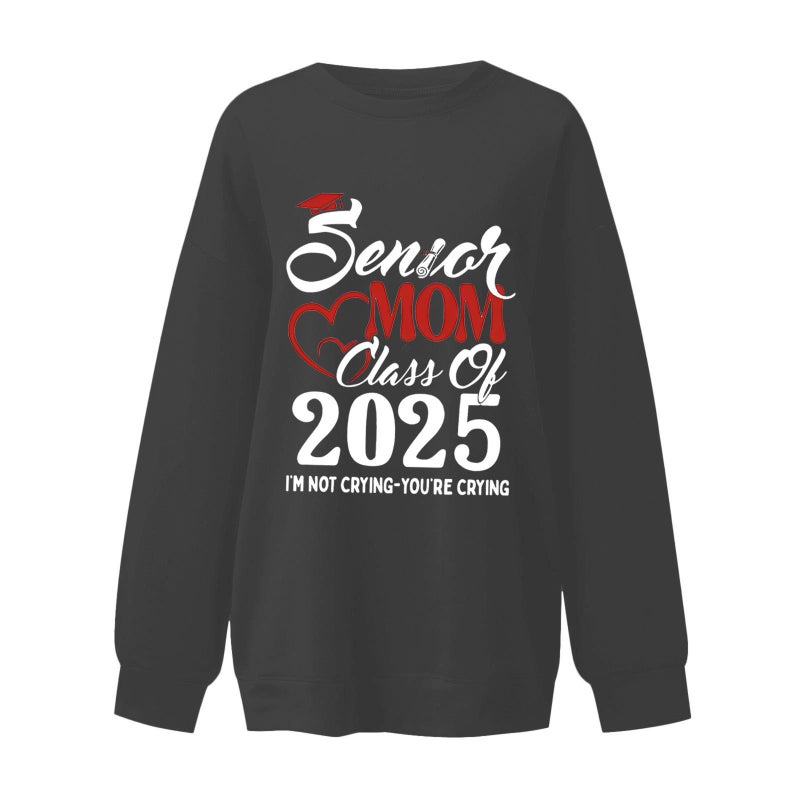 2024 New Korean-style and Letter Printing Round Neck Sweat Explosive Loose Casual Elegant Trendy Ins Women - Image 5