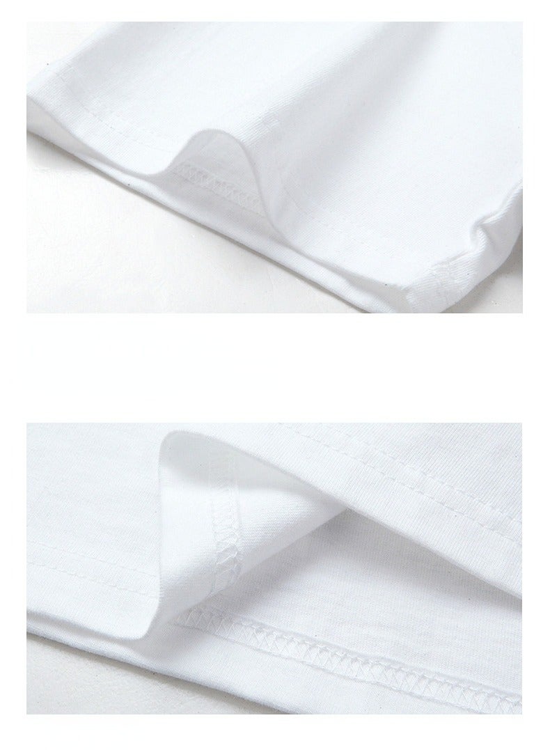 Creative Line Cross Printed Tee Topt Men Summer Large Size Short Sleeve O Neck T-Shirt