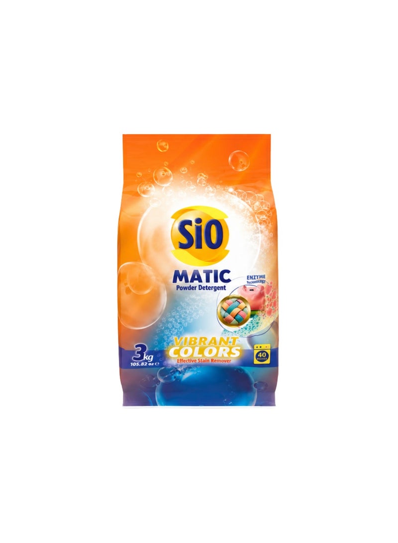 SIO Powder Detergent Matic – Color 3 kg | Effective Cleaning & Color Protection - Image 1
