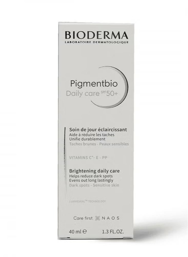 SKIN Bioderma Pigmentbio Anti-Pigmentation and Dark Spots Cream with Vitamin C for Sensitive Skin - 40 ml