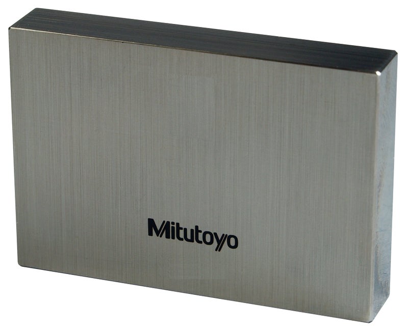 Mitutoyo Steel Rectangular Gage Block, ASME Grade 0, 25 mm Length