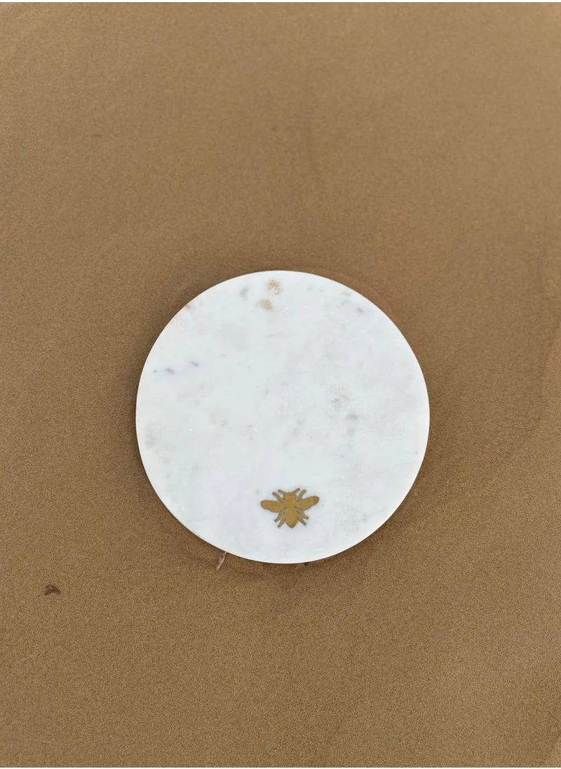 Tohfa Luxe TohfaLuxe Marble Bee Cheese Board