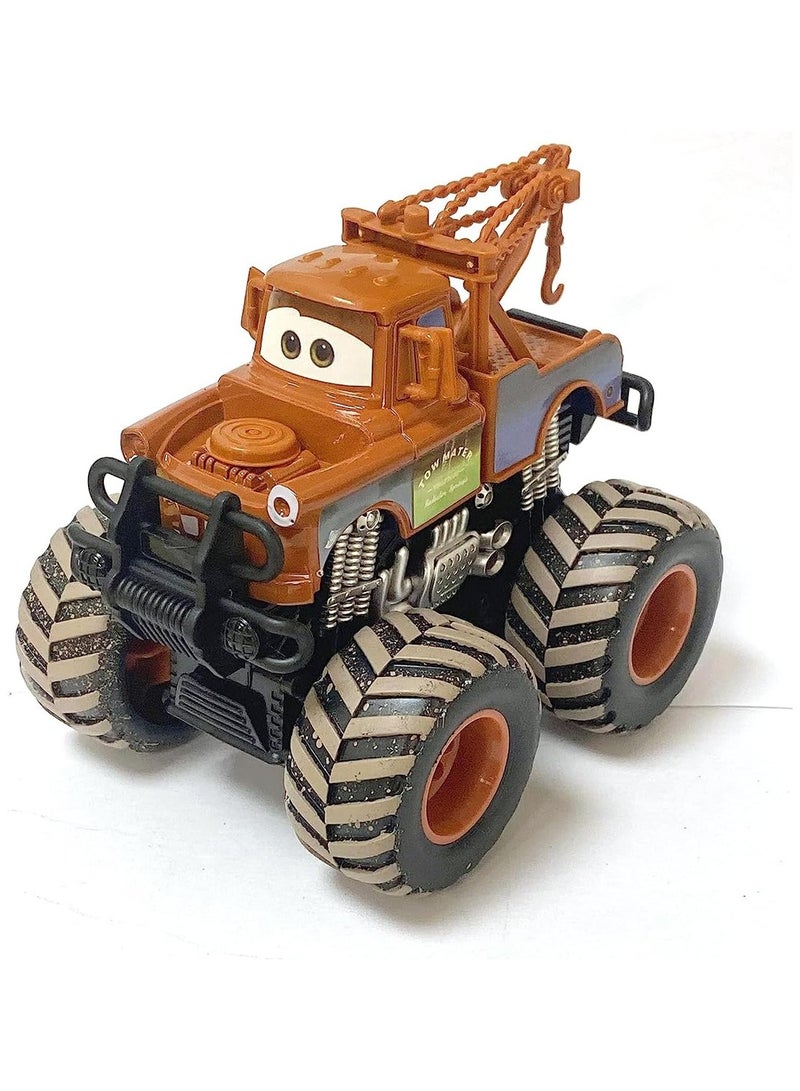 Movie Cars Big Wheel Mater Off-Road Anti-Fall Alloy Inertia Car  - Image 2