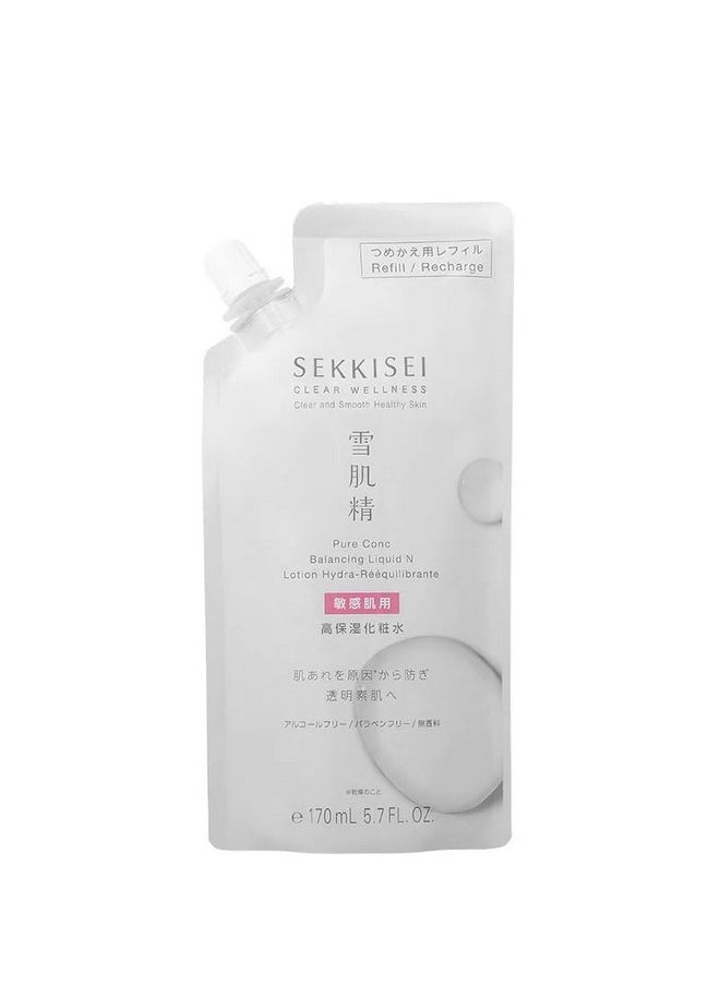 Sekkisei - Clear Wellness Balancing Liquid N Refill Pouch Facial Toner & Moisturizing Water For Sensitive Skin 5.7 Ounce - Image 1
