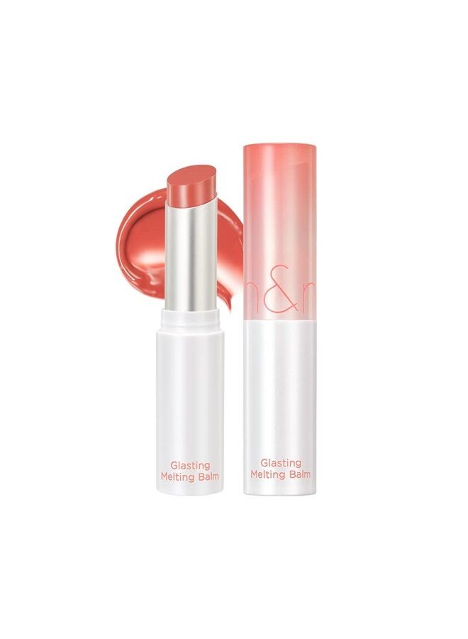 rom&nd Glasting Melting Balm 3.5g, 03 SORBET BALM, Glossy, Pump Lips, Moisture, Translucent, Water Bomb, High Pigmented, Vegan - Image 1