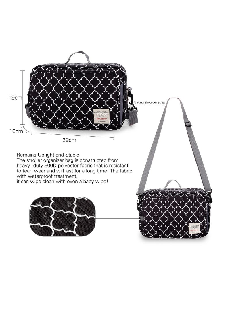 Gonice Baby stroller hanging bag car hanging bag milk bottle diaper pants large-capacity storage bag - Image 2