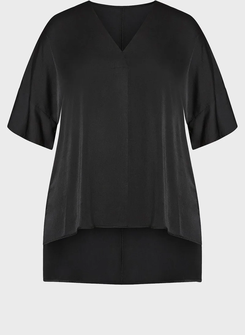 Avenue Pleat Detail Top