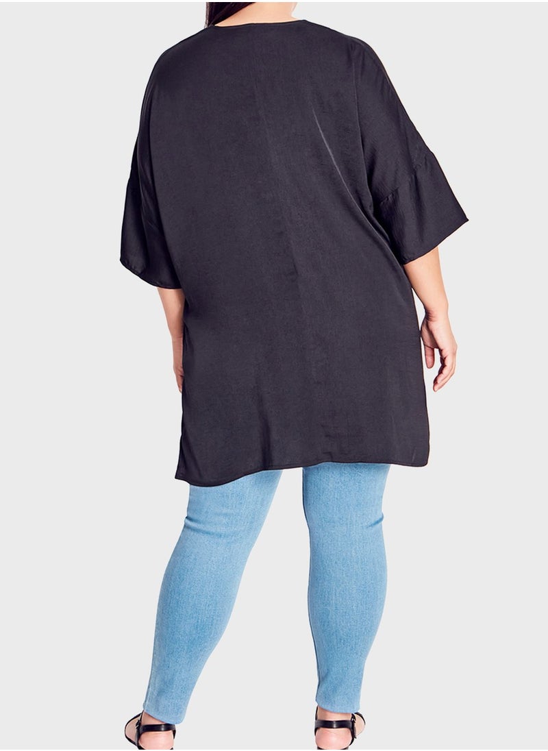 Avenue Pleat Detail Top  - Image 2