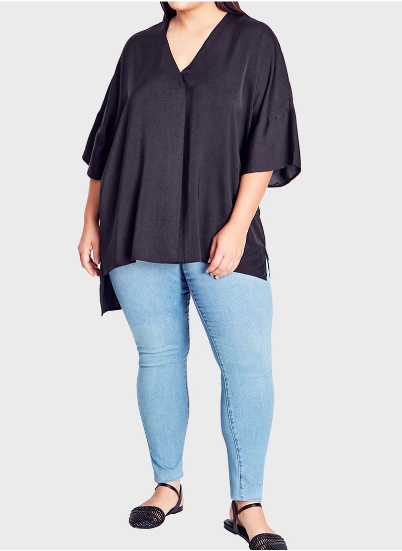 Avenue Pleat Detail Top  - Image 1