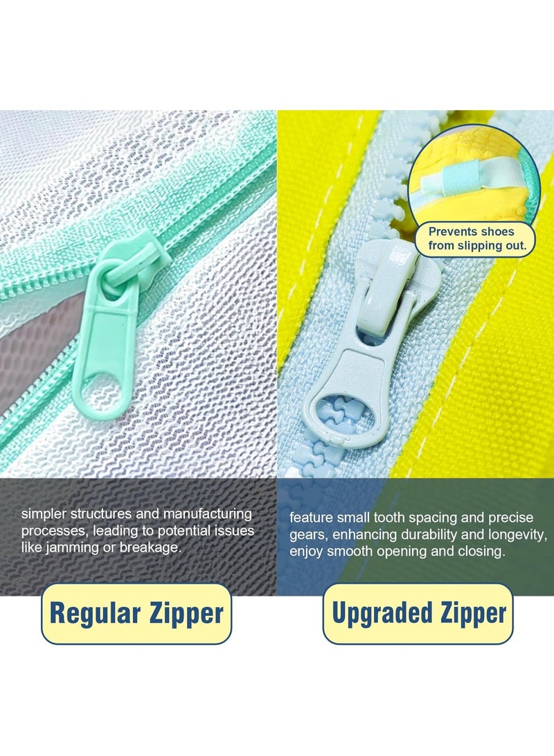 Shoe Washing Machine Bag, Trainer Sneaker Laundry Shoes Bag for Washing Machine Shoe Cleaning Bag Reusable with Zipper(1PC) - Image 4