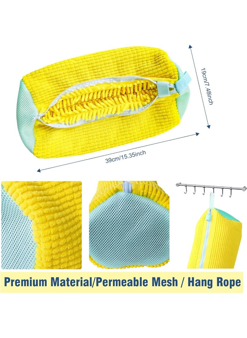 Shoe Washing Machine Bag, Trainer Sneaker Laundry Shoes Bag for Washing Machine Shoe Cleaning Bag Reusable with Zipper(1PC) - Image 5