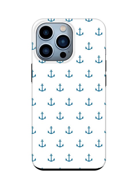 Tough Pro Series Case for Apple iPhone 14 Pro Dual Layer hybrid PC & TPU Customized Mobile Cover Shield with inner TPU protection Matte Finish - Anchor Blue
