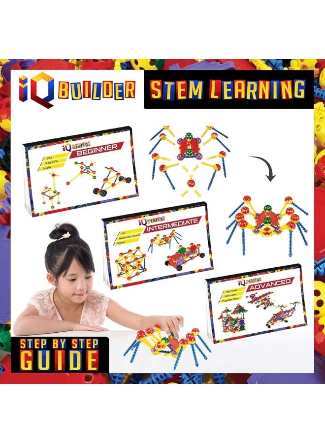 IQ BUILDER | STEM Learning Toys | Creative Construction Engineering | Fun Educational Building Blocks Toy Set for Boys and Girls Ages 5 6 7 8 9 10 Year Old + | Best Toy Gift for Kids | Activity Game - Image 5