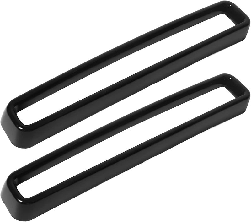 Car Front Grille Trim, Bright Black, ABS Material for 2015-2021 - Protection Coating, Easy Paste Installation, Durable and Stylish Upgrade - Image 5