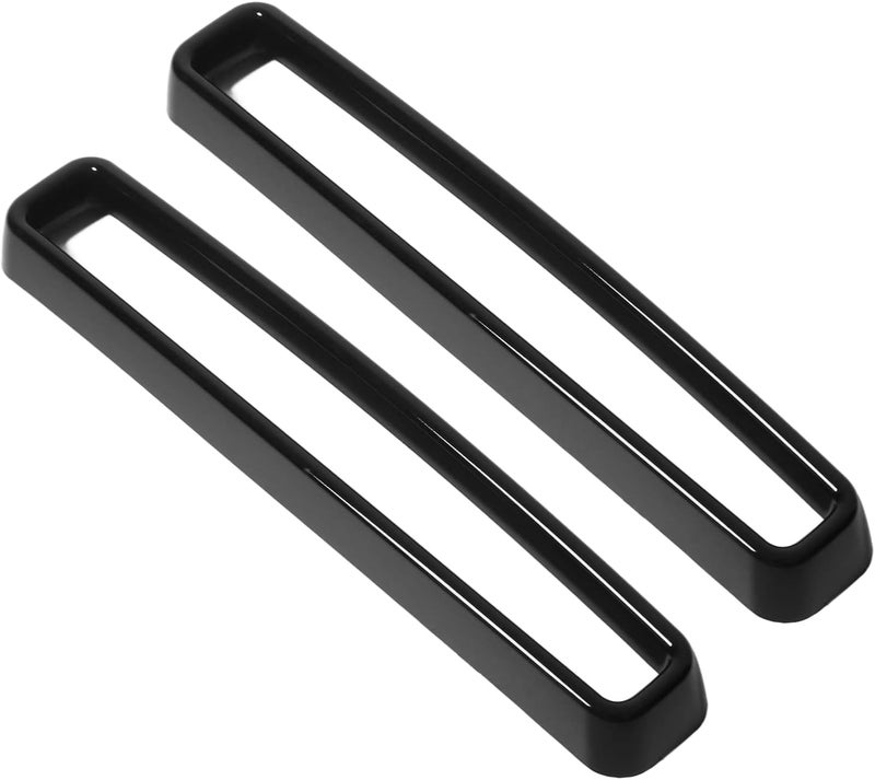 Car Front Grille Trim, Bright Black, ABS Material for 2015-2021 - Protection Coating, Easy Paste Installation, Durable and Stylish Upgrade - Image 2