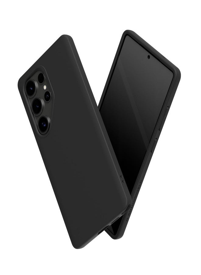 راينوشيلد جراب RhinoShield متوافق مع [Galaxy S25 Ultra]، من SolidSuit - جراب واقٍ رفيع وممتص للصدمات بلمسة نهائية فاخرة - حماية من السقوط من ارتفاع 3.5 متر - أسود - Image 1