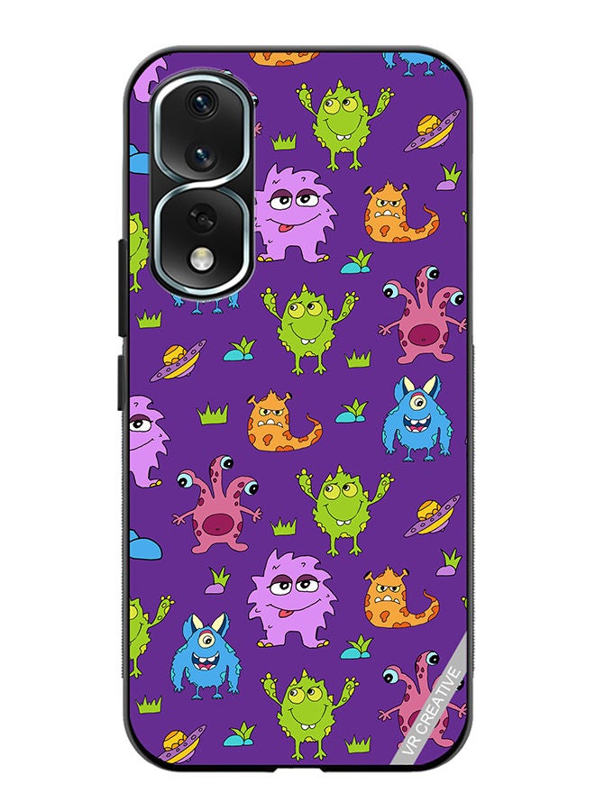 VR CREATIVE Protective Case Cover For Honor 80 Pro Monsters Cartoon Design Multicolour - Image 1