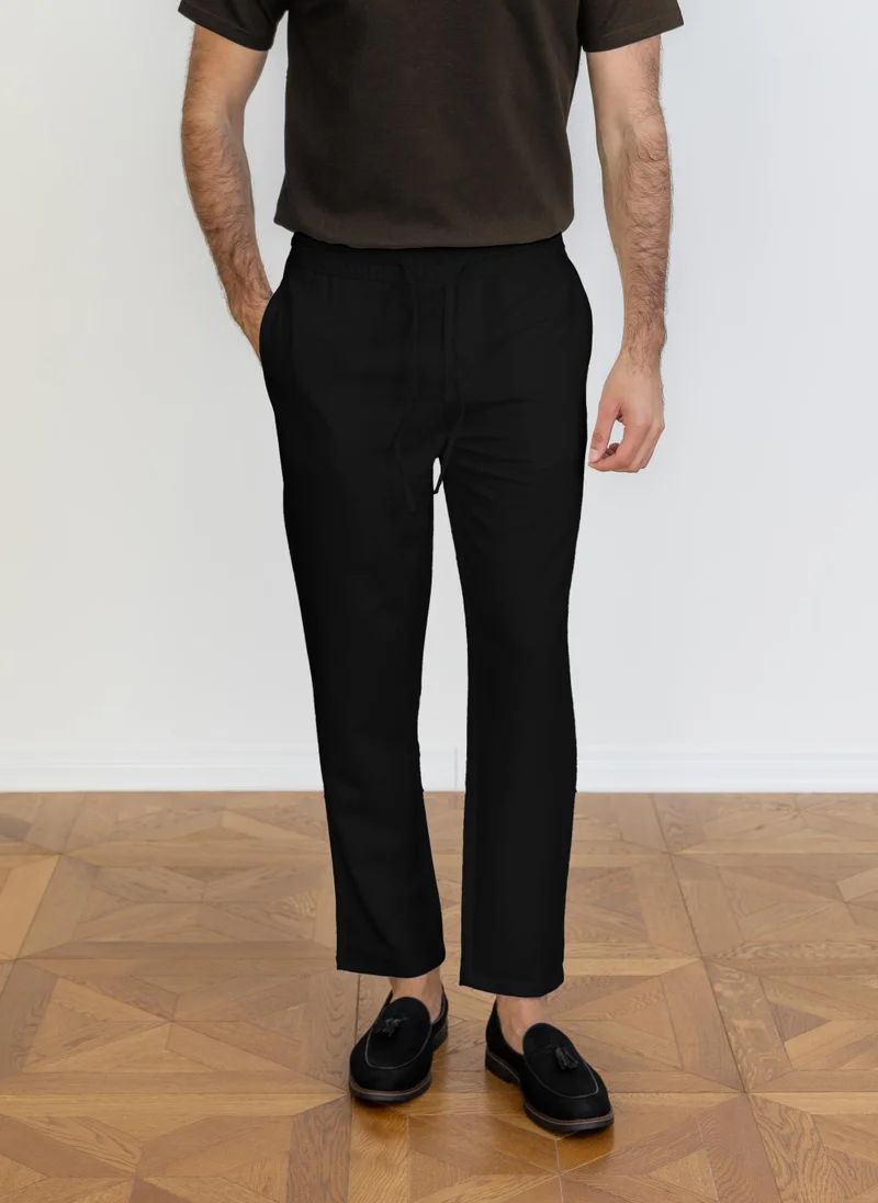 شايبس STRAIGHT JOGGER-WAIST TROUSERS