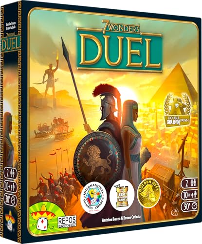 Asmodee 7 Wonders Duel Board Game BASE GAME - Intense Two-Player Battles in the Ancient World, Strategy Game for Kids and Adults, Ages 10+, 2 Players, 30 Minute Playtime - Image 2