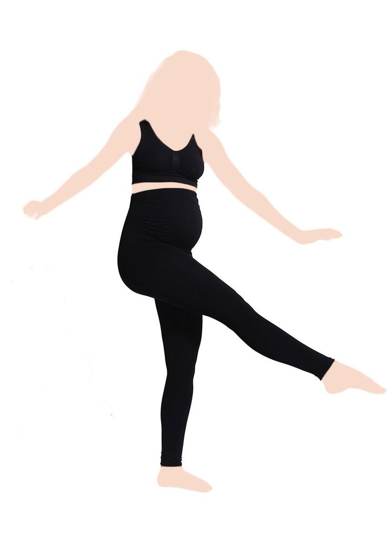 Carriwell Carriwell Maternity Support Leggings - Black  - Image 5