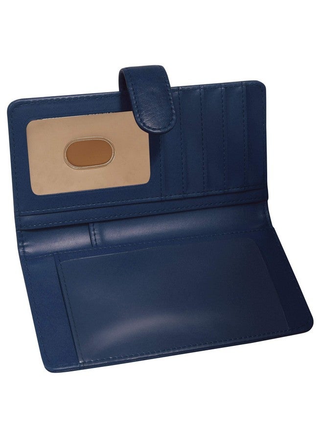 Buxton Heiress Pikmeup Checkbook & Credit Card Holder Wallet (Navy) - Image 2
