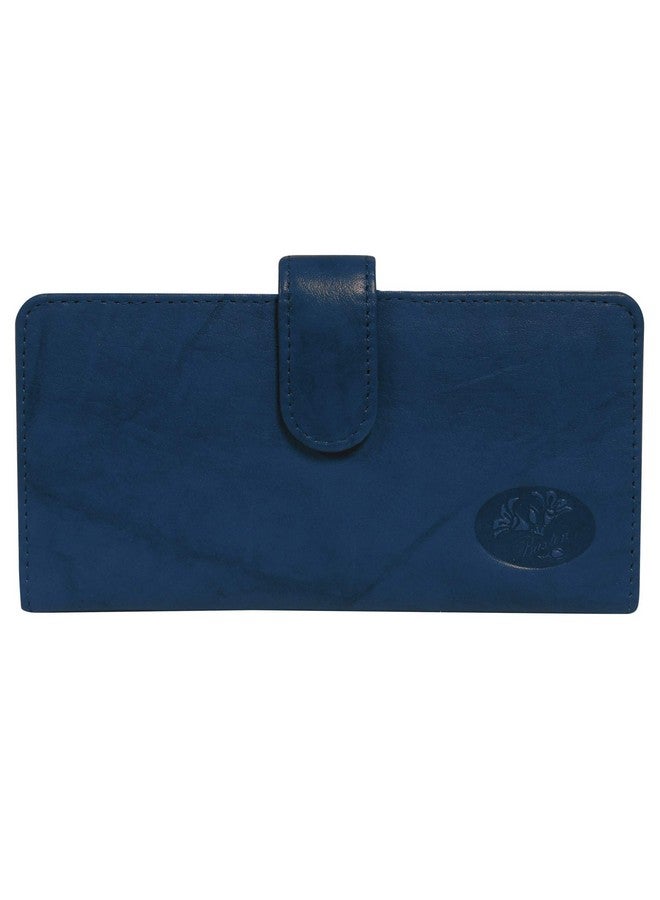 Buxton Heiress Pikmeup Checkbook & Credit Card Holder Wallet (Navy) - Image 1