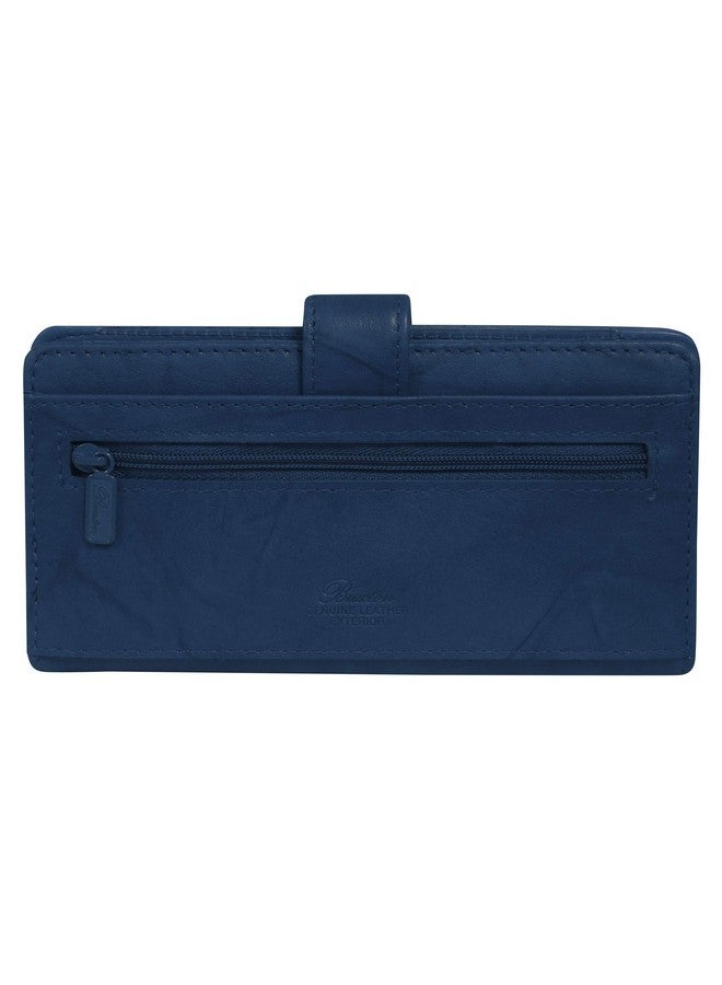 Buxton Heiress Pikmeup Checkbook & Credit Card Holder Wallet (Navy) - Image 3