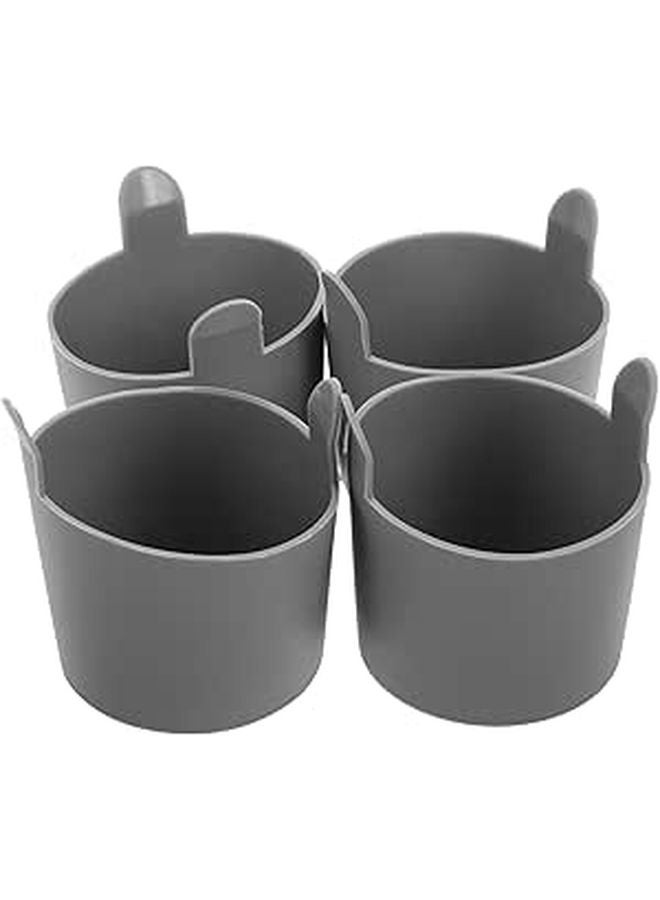 4pcs Silicone Bite Molds Non Stick Dishwasher Safe For Air Fryer Eggs Muffins Cakes - Image 1