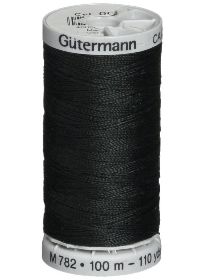 Gutermann 27090038 Extra Strong Thread 110 Yards-Black