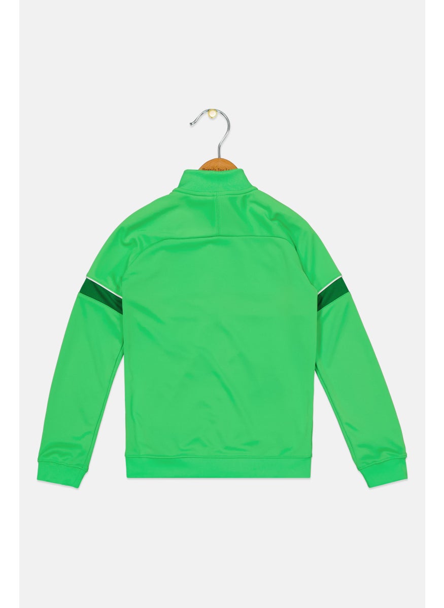 Kids Boy Brand Logo Jacket, Green - pzsku/Z645CAF2F82AA14405344Z/45/_/1729779352/b77bdaaa-8f79-4a4b-bd3c-24709be57d72