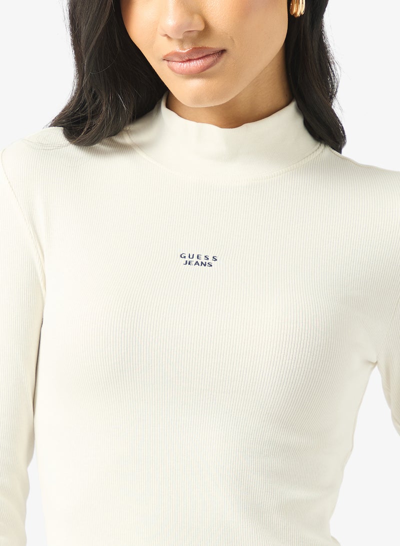 GUESS Mock Neck Slim Top - Image 3