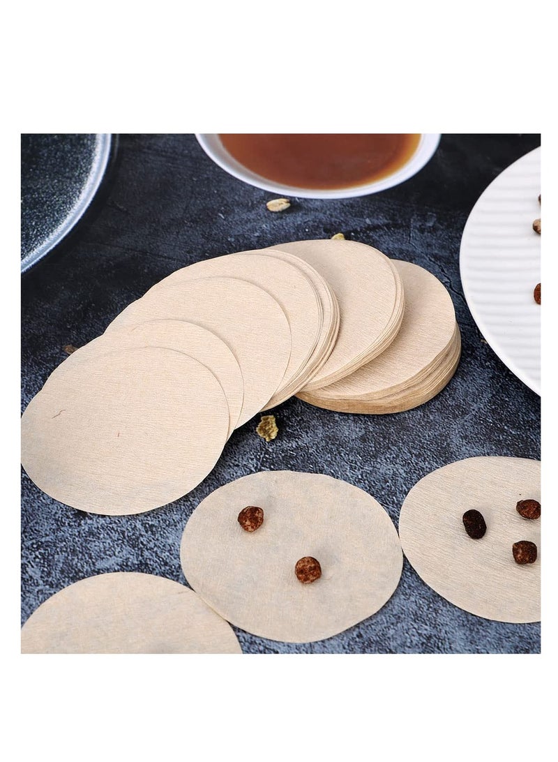 SOLARAE 600 قطعة من فلاتر القهوة غير المبيضة، فلاتر قهوة دائرية بديلة تناسب جهاز Aerobie لجهاز Aeropress والقهوة الإسبريسو (6 سم في القطر) - Image 5