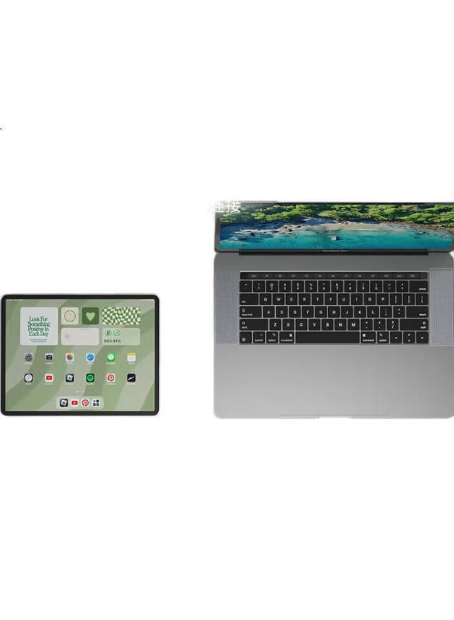 B.O.W Hangshi Md190L Ergonomic Mouse, Vertical Mouse, Rechargeable Wireless Bluetooth Dual-Mode Mouse, Suitable For Both Large And Small Hands, Unisex, Matcha Green - Image 3