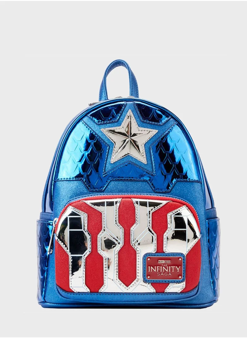 لاونج فلاي Kids Captain America Zip Over Backpack