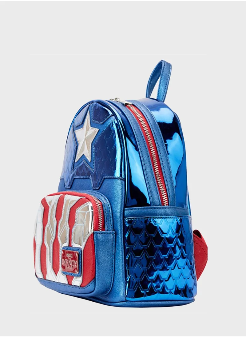 لاونج فلاي Kids Captain America Zip Over Backpack