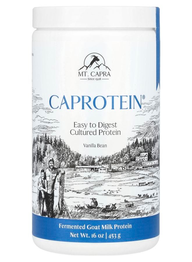 MT. CAPRA SINCE 1928 Caprotein® Vanilla Bean 16 oz (453 g)
